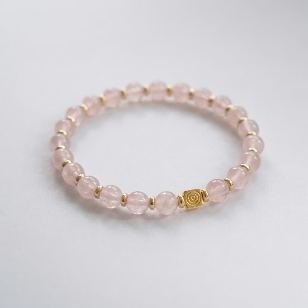 Spiral Axis 6mm Crystal Bracelet | Clarity & Alignment Bracelet | Harmysoul