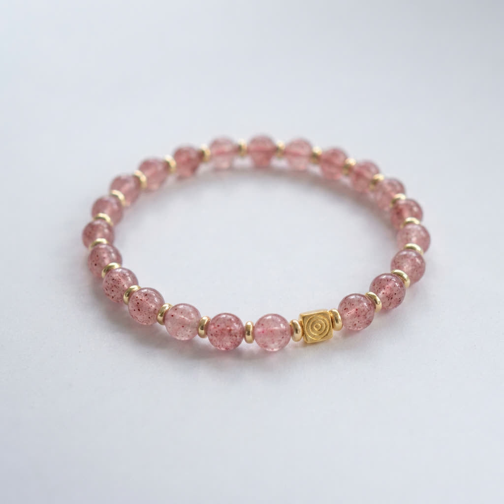 Spiral Axis 6mm Crystal Bracelet | Clarity & Alignment Bracelet | Harmysoul
