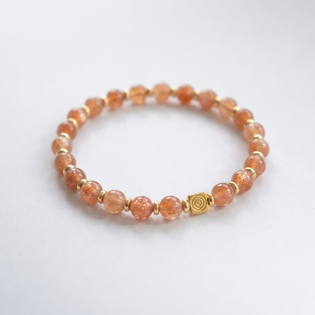 Spiral Axis 6mm Crystal Bracelet | Clarity & Alignment Bracelet | Harmysoul