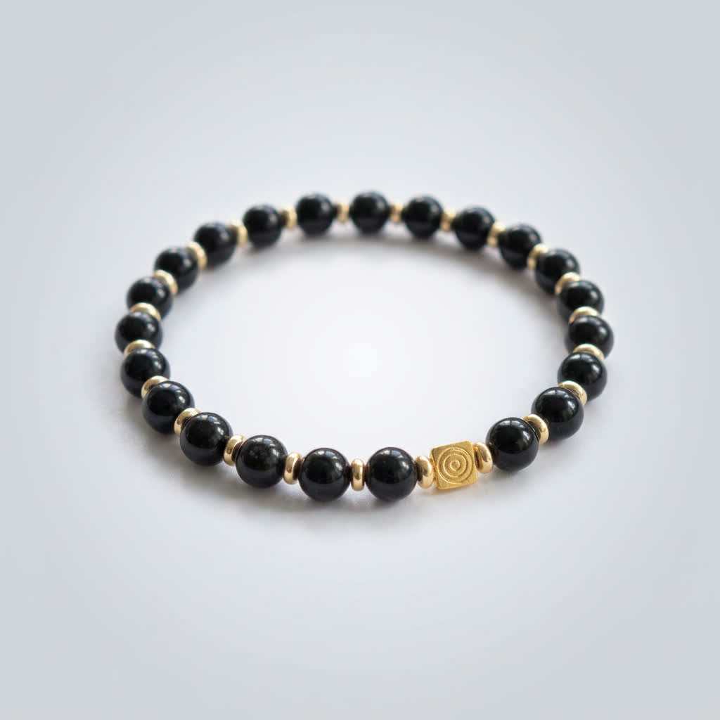 Spiral Axis 6mm Crystal Bracelet | Clarity & Alignment Bracelet | Harmysoul