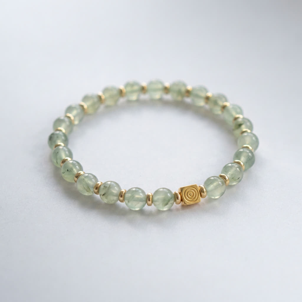 Spiral Axis 6mm Crystal Bracelet | Clarity & Alignment Bracelet | Harmysoul