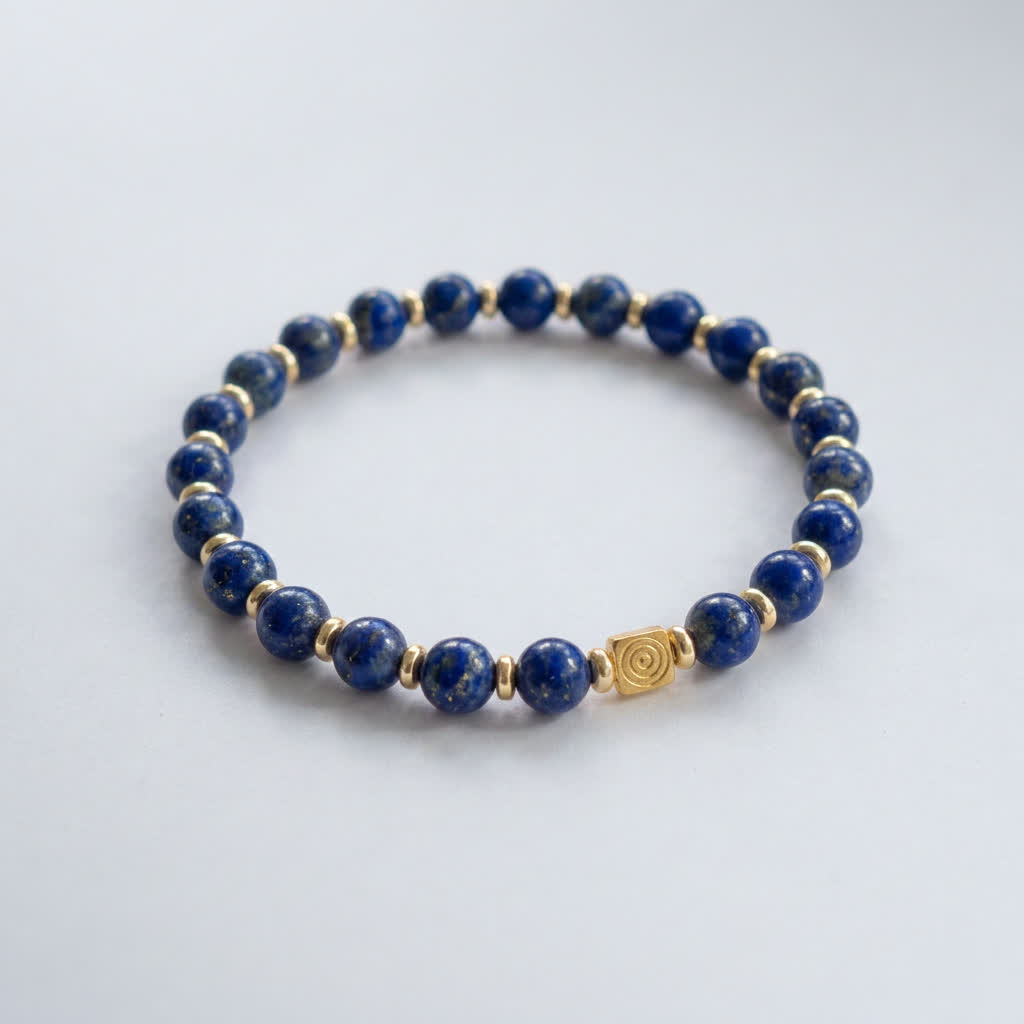 Spiral Axis 6mm Crystal Bracelet | Clarity & Alignment Bracelet | Harmysoul
