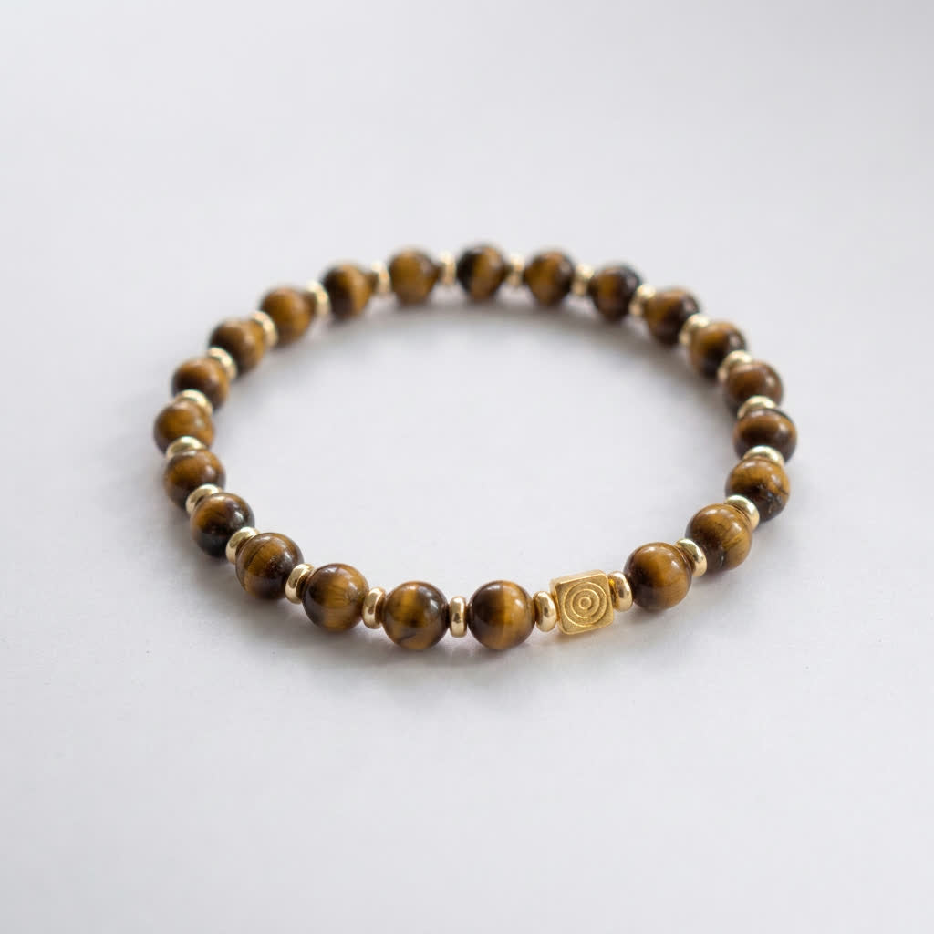 Spiral Axis 6mm Crystal Bracelet | Clarity & Alignment Bracelet | Harmysoul