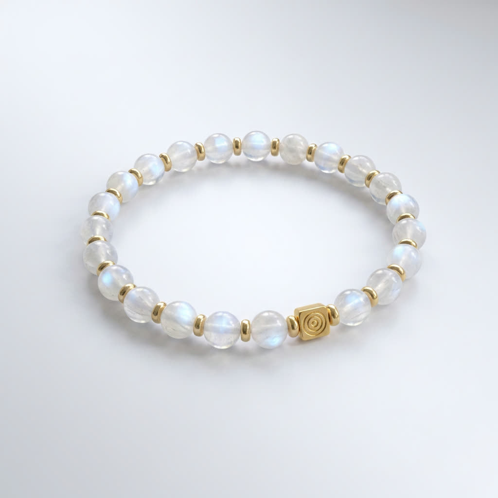 Spiral Axis 6mm Crystal Bracelet | Clarity & Alignment Bracelet | Harmysoul