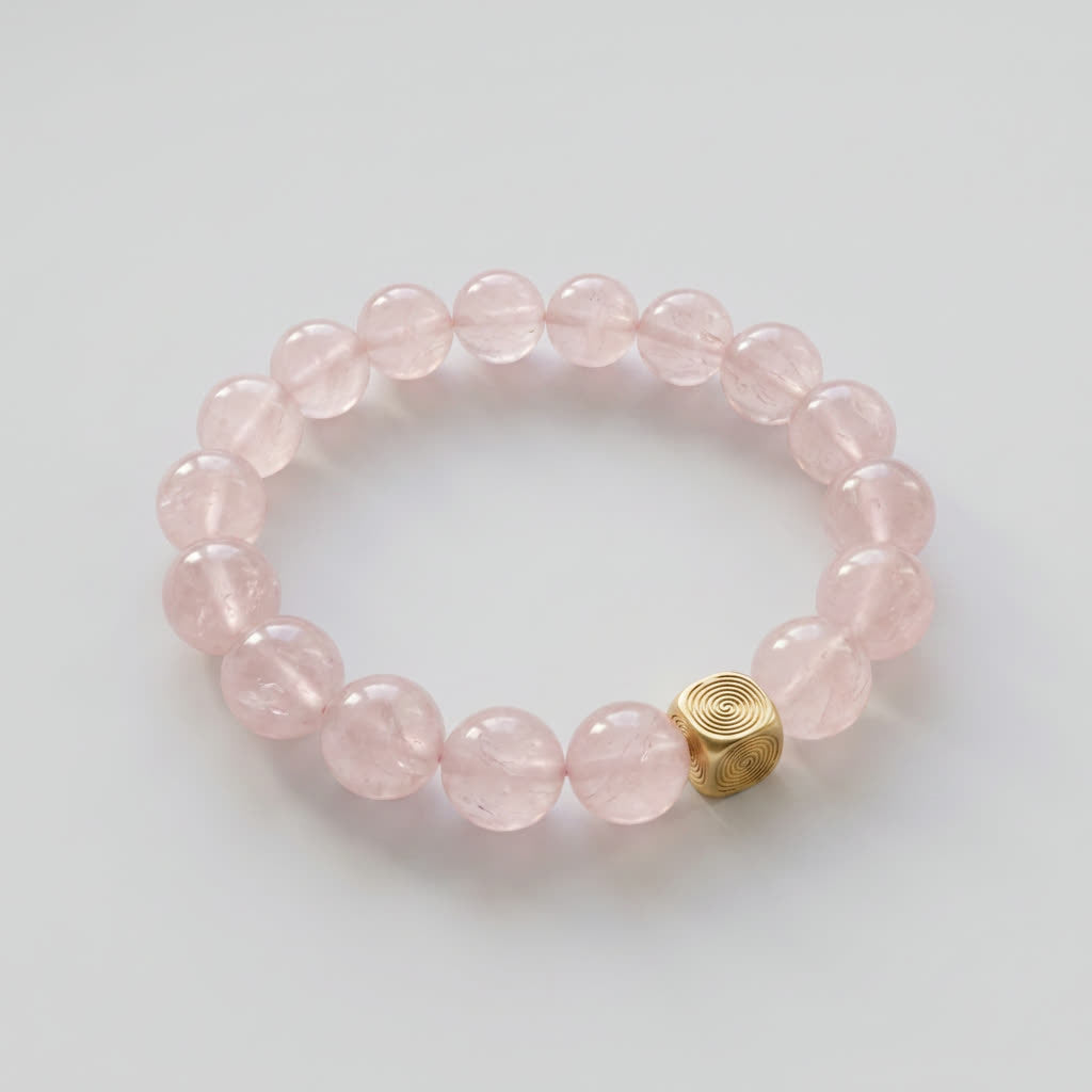 Spiral Echo 10mm Crystal Bracelet | Emotional Balance Bracelet | Harmysoul