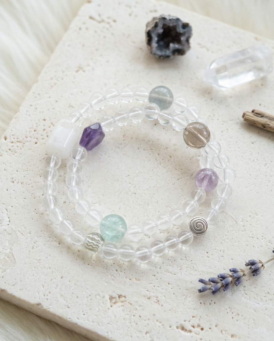 ♒ Aquarius · Vision & Awakening Double Layer Bracelet