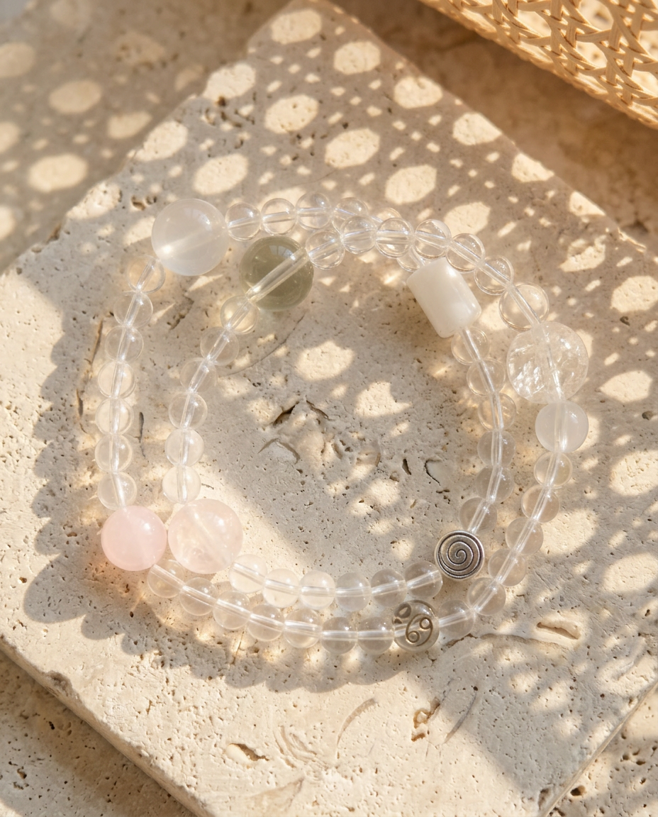 ♋ Cancer · Emotional Safety Double Layer Bracelet