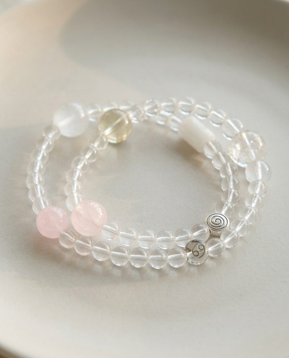 ♋ Cancer · Emotional Safety Double Layer Bracelet