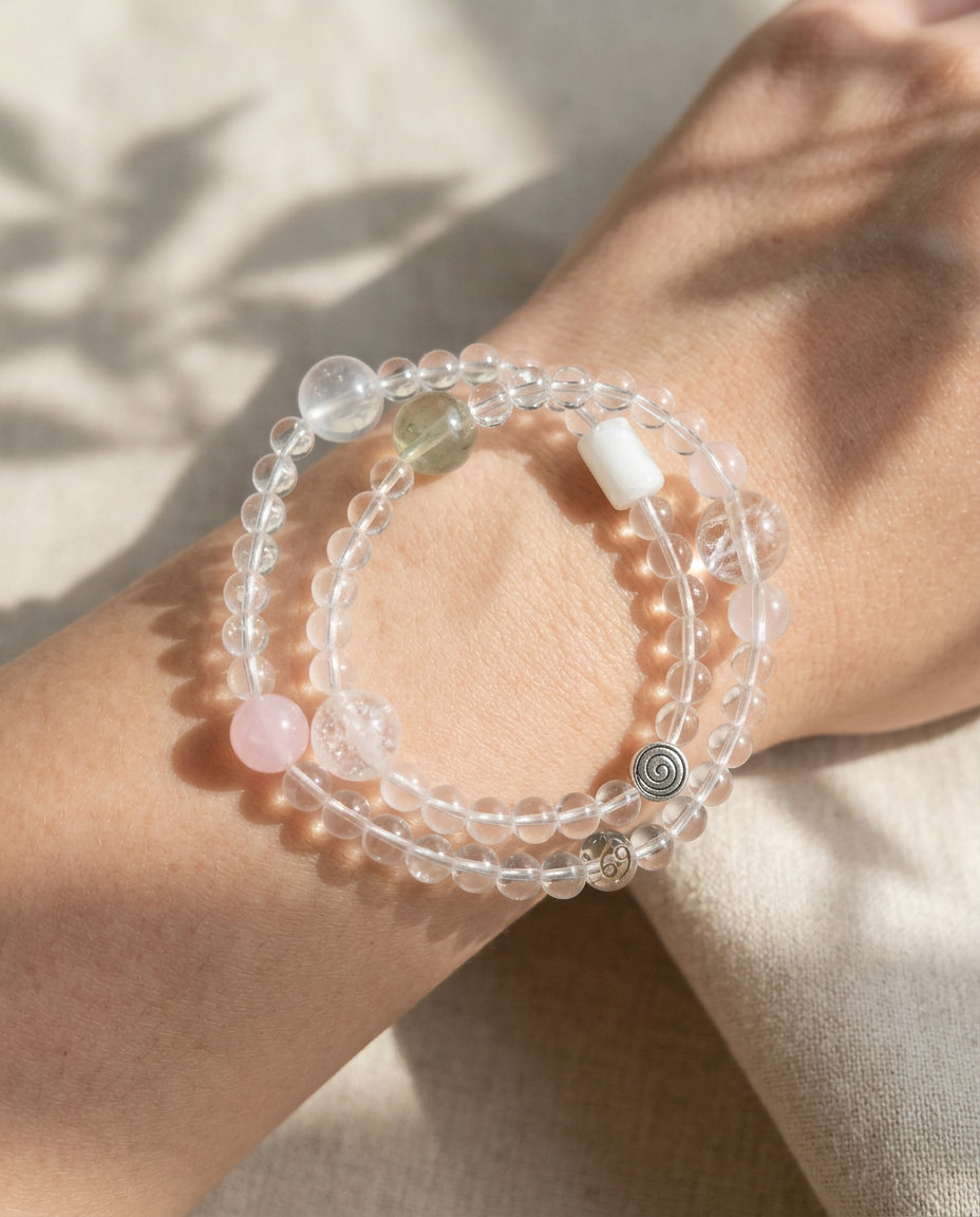 ♋ Cancer · Emotional Safety Double Layer Bracelet