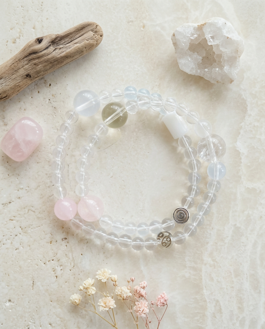 ♋ Cancer · Emotional Safety Double Layer Bracelet