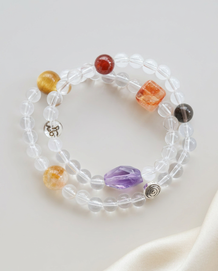 ♑ Capricorn · Discipline & Stability Double Layer Bracelet
