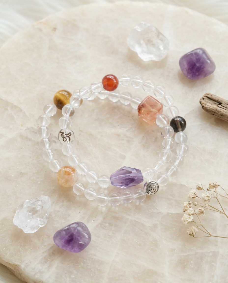 ♑ Capricorn · Discipline & Stability Double Layer Bracelet