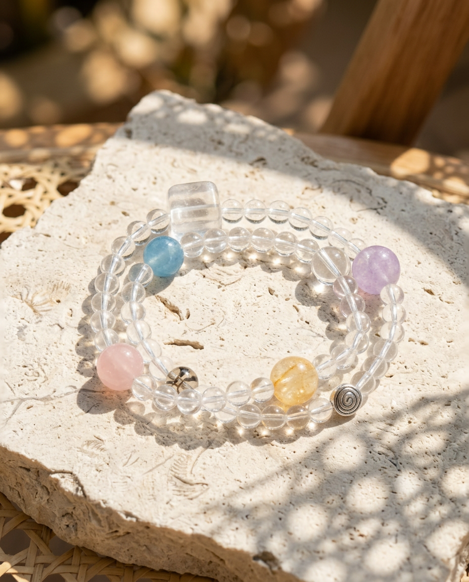 ♊ Gemini · Balance & Expression Double Layer Bracelet