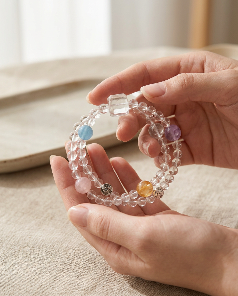 ♊ Gemini · Balance & Expression Double Layer Bracelet