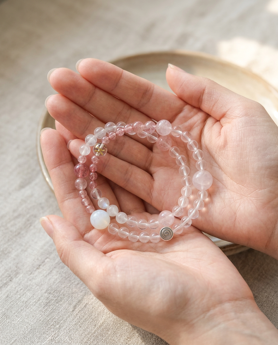 ♓ Pisces · Intuition & Flow Double Layer Bracelet