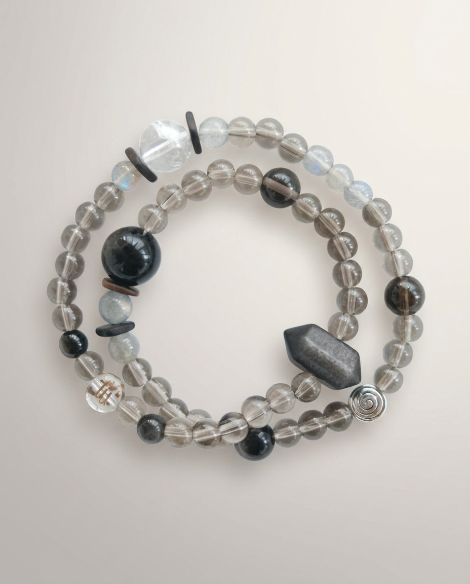♏ Scorpio · Protection & Transformation Double Layer Bracelet