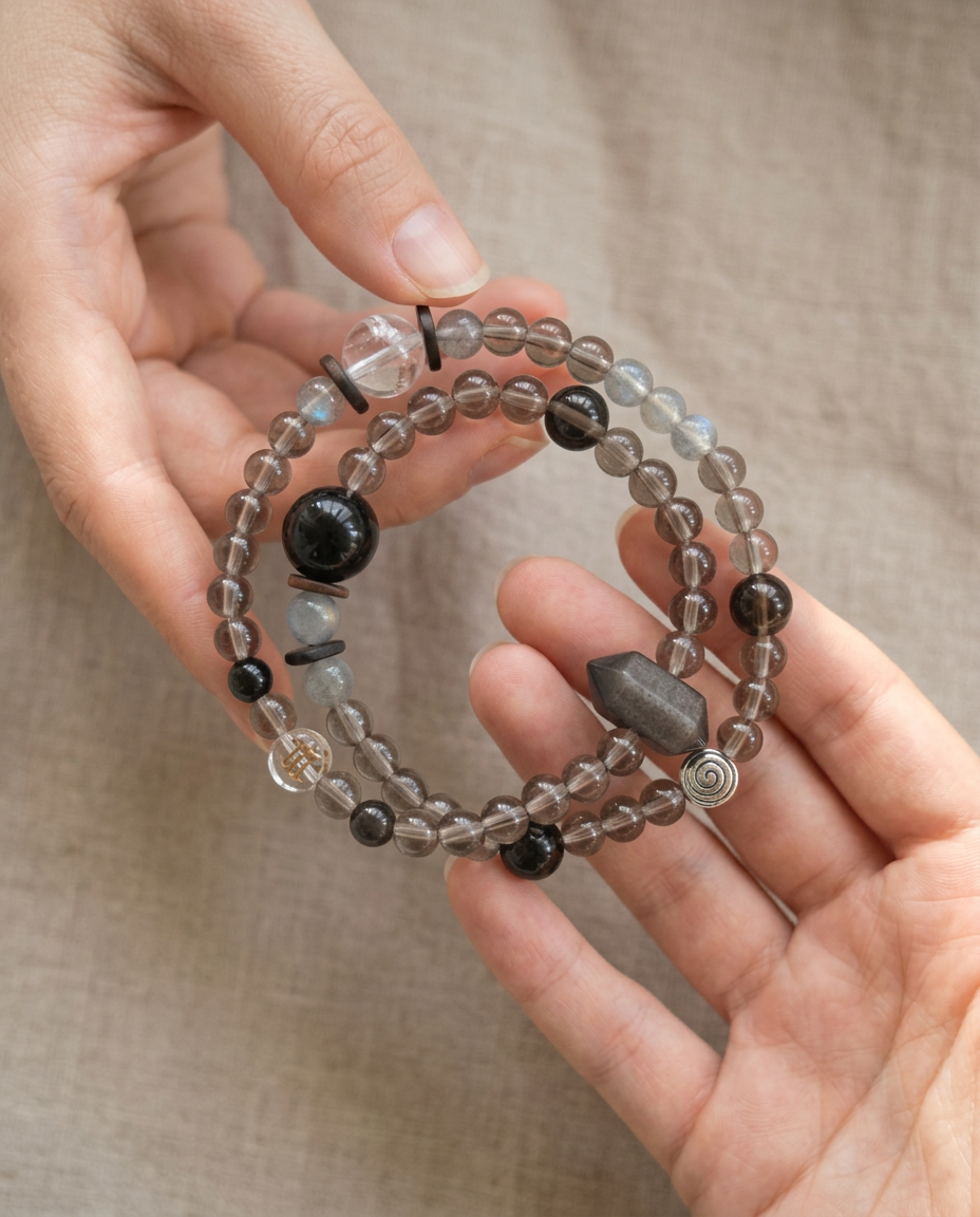 ♏ Scorpio · Protection & Transformation Double Layer Bracelet