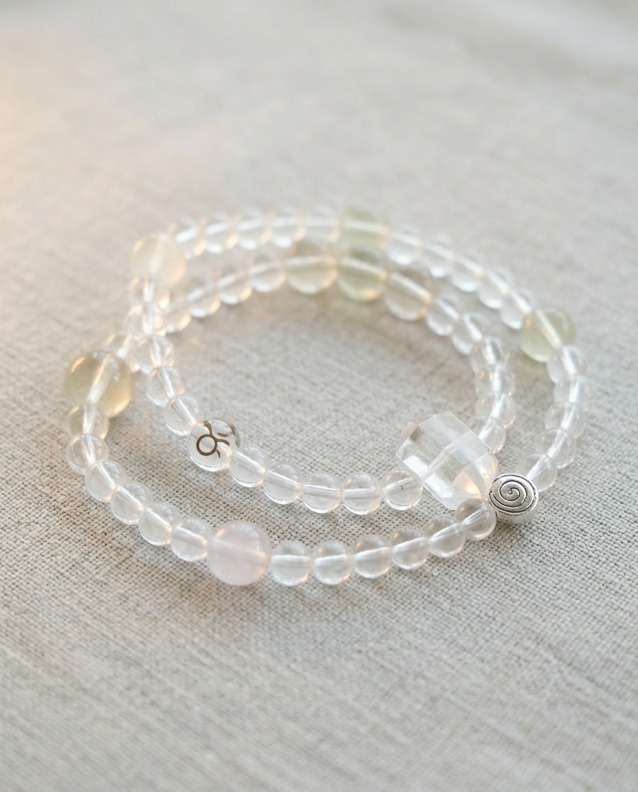 ♉ Taurus · Grounded Abundance Double Layer Bracelet