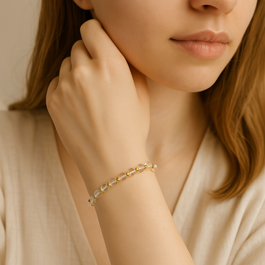 Clarity & Illumination – Clear Quartz Bracelet