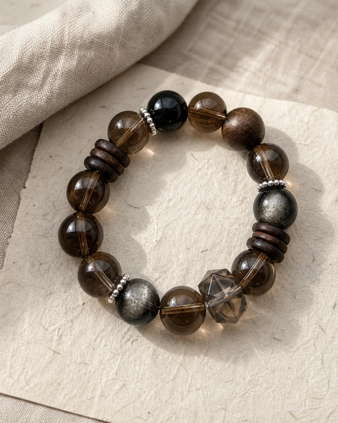 Aged Oolong tea-inspired ritual bracelet
