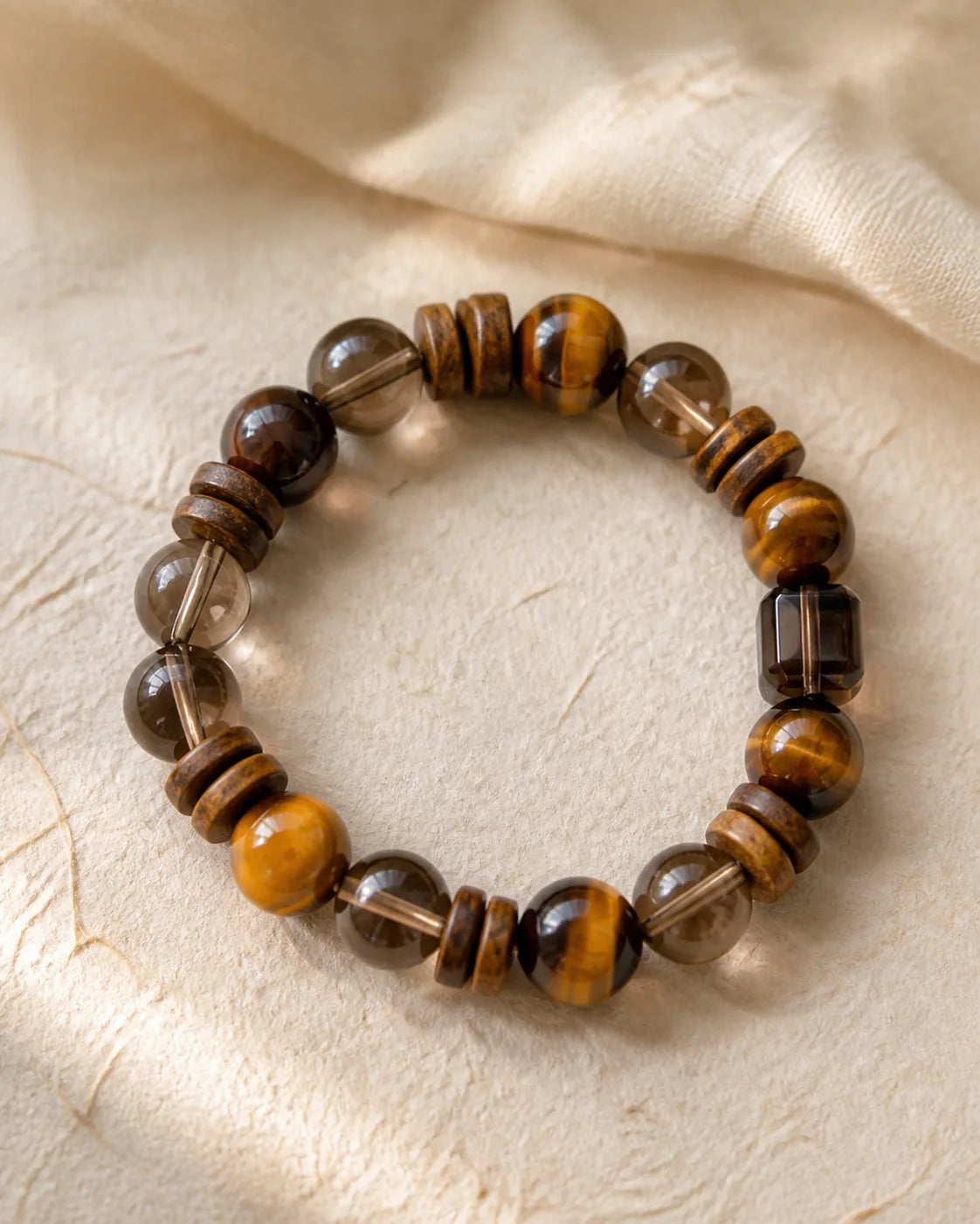 Jin Qi Red bracelet material detail