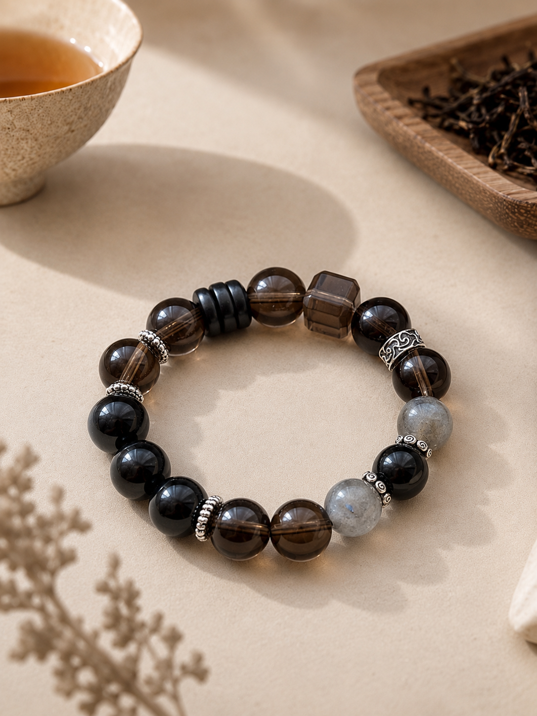 Moonlight Aged Dark Tea tea-inspired ritual bracelet